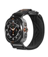 Aulumu CS03 Titanium Mag Buckle Quick-Release řemínek, černá spona, černý pásek