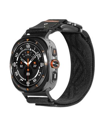 Aulumu CS03 Titanium Mag Buckle Quick-Release řemínek, černá spona, černý pásek