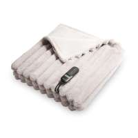 Duux DXOB02 Yentl Cuddle Vyhřívaná deka Stripped Rabbit šedá (200 x 200)