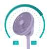 Duux DXCF101 Whisper Flex 2 Smart Ventilátor, levander