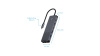 Rapoo UCM-2002 6-in-1 USB-C Multiport Adapter