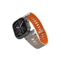 SKINARMA GEMINI magnetický řemínek pro Apple Watch 49/46/45/44 mm Grey