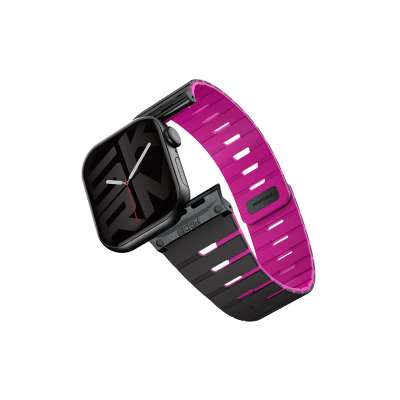 SKINARMA GEMINI magnetický řemínek pro Apple Watch 42/41/40 mm Midnight