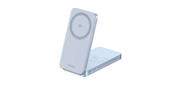 UGREEN 55963 Bezdrátová nabíječka 2v1 Magflow Qi2.2 25W