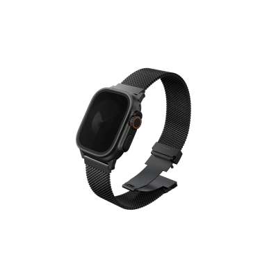 UNIQ Dante Pro řemínek pro Apple Watch 49/46/45/44 mm Graphite black