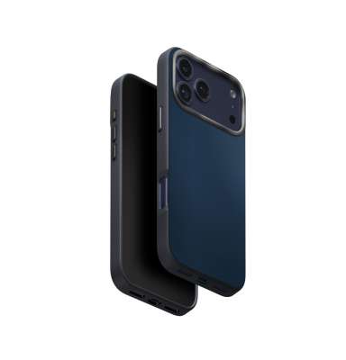 UNIQ Lyden DS MagClick charging ochranný kryt na iPhone 17 Pro Max, Steel blue/Charcoal