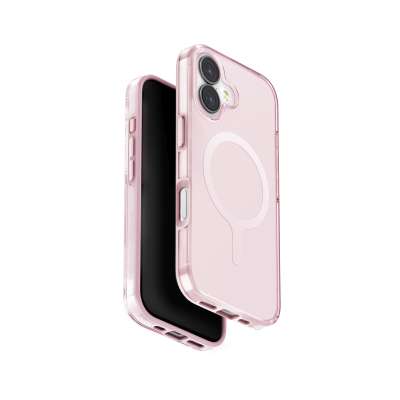 UNIQ Clario MagClick charging ochranný kryt na iPhone 17, Primrose pink