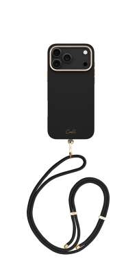 UNIQ COEHL Mirelle ochranný kryt na iPhone 17 Pro Max, Ebony