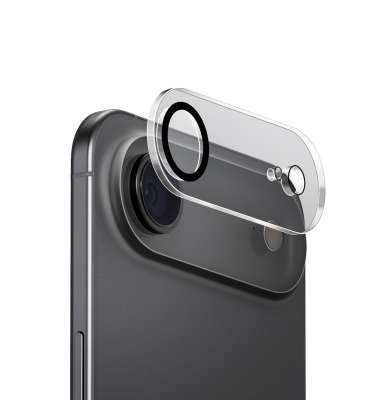 UNIQ OPTIX ClearShield FrameGuard ochranné sklo na čočku fotoaparátu na iPhone Air, Crystal clear