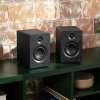Victrola VPS-400-BLK-INT Tempo Bluetooth regálové reproduktory s Auracast černé