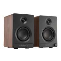 Victrola VPS-400-WLN-INT Tempo Bluetooth regálové reproduktory s Auracast hnědé